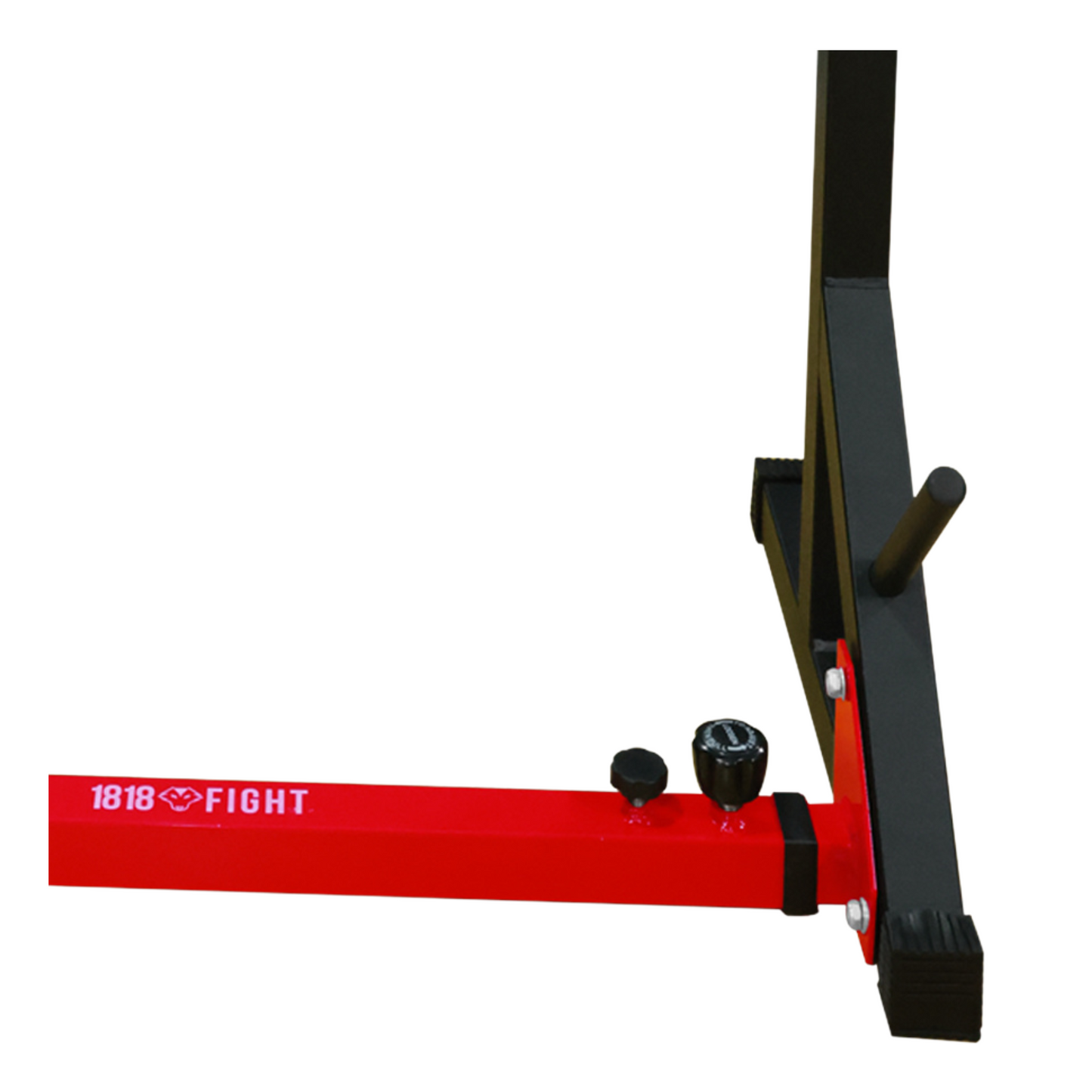 2 Post Adjustable Squat Rack + Barbell Storage + Safety Spotters