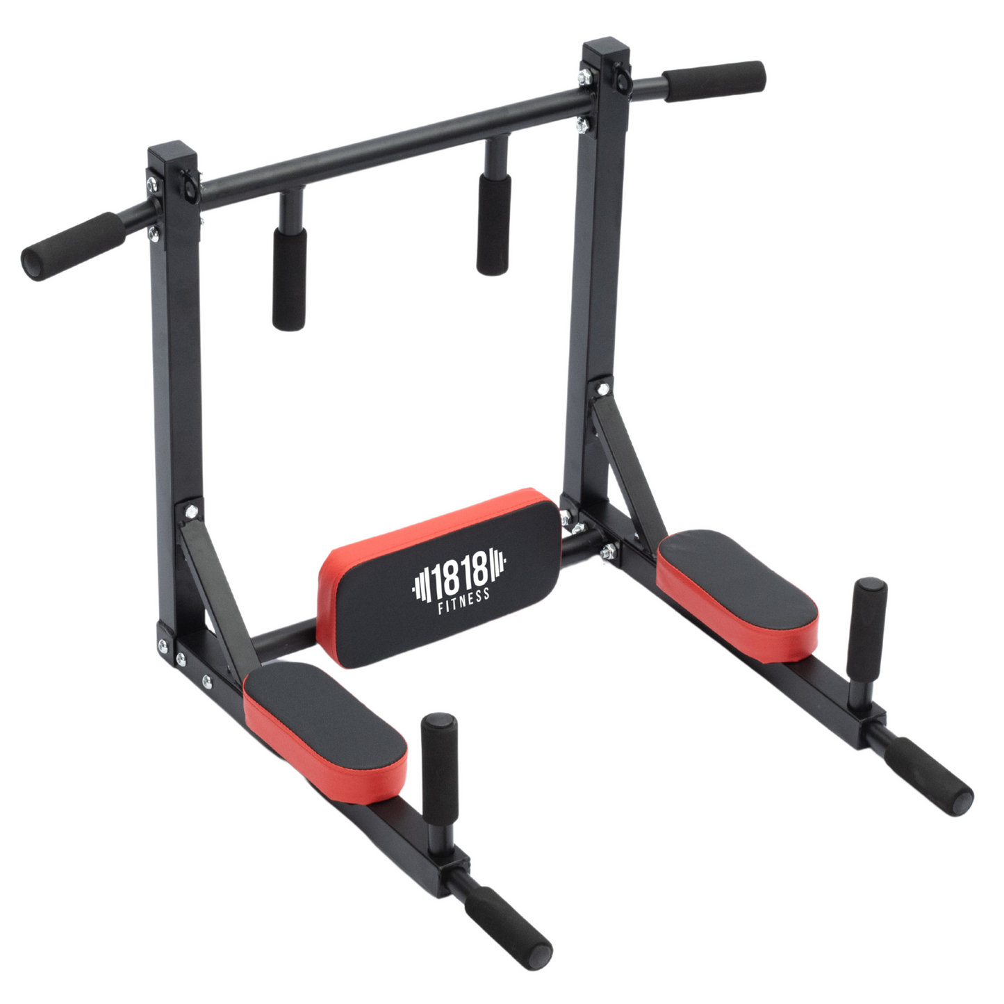 1818 Fitness - Gen 2 Two Way Dip - Ab and Pull Up Mount - Black
