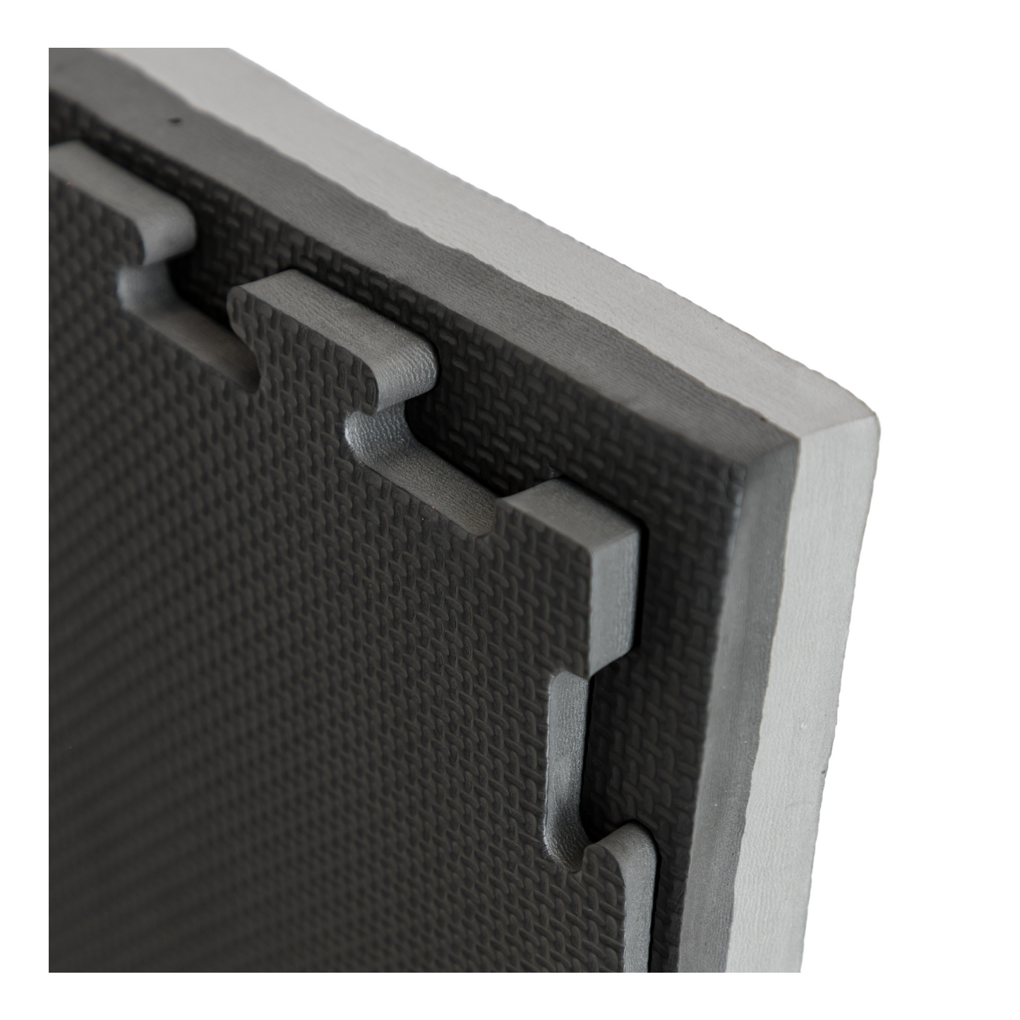 Tatami Interlocking Puzzle Mat - Grey/Black