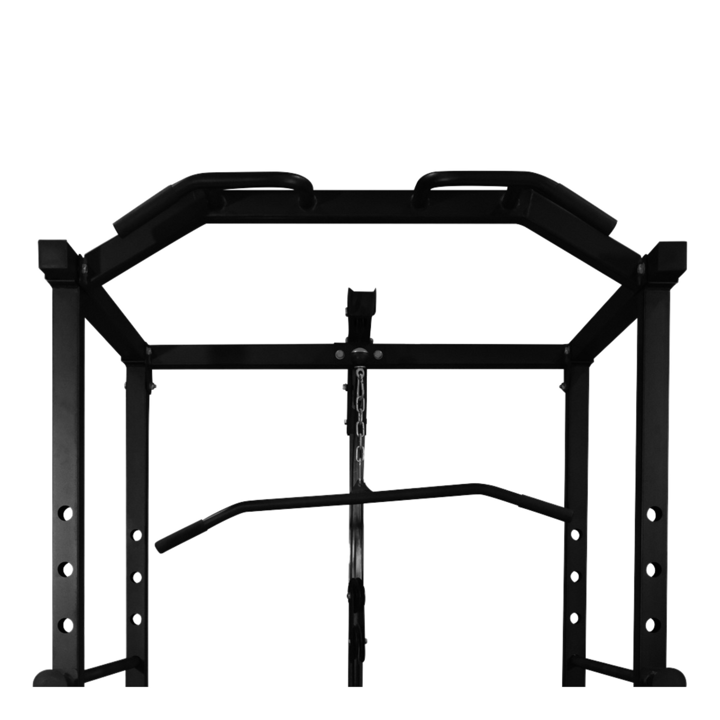 4 Post Adjustable Rack with High/Low Pulley System and Pull-Up Bar