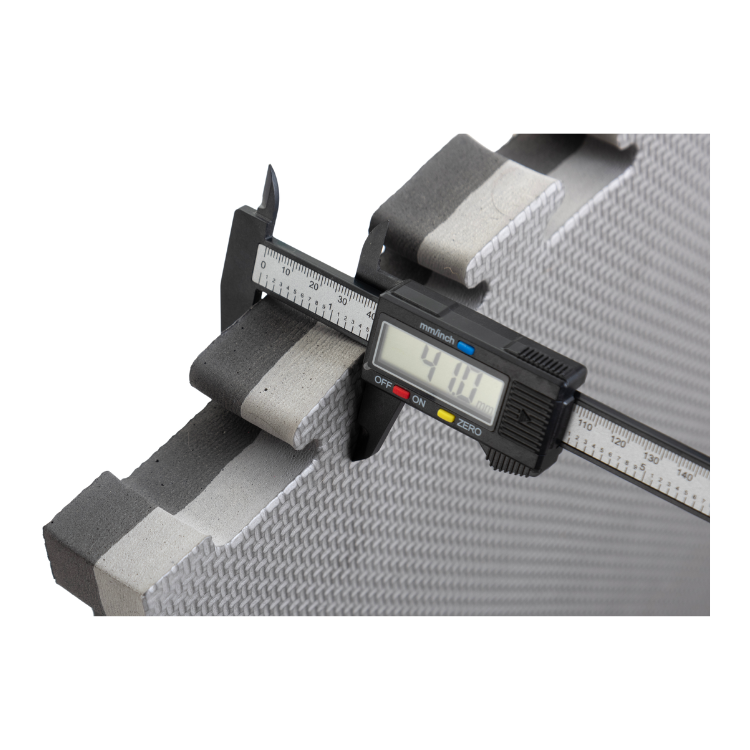 Tatami Interlocking Puzzle Mat - Grey/Black