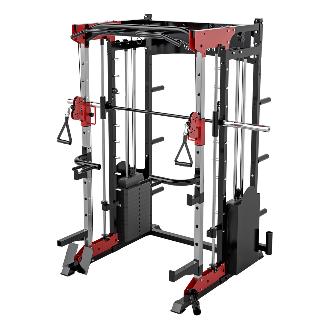 Multifunctional Super Rack PowerForge Super Rack – All in One Complete Functional Gym Training Sy ...