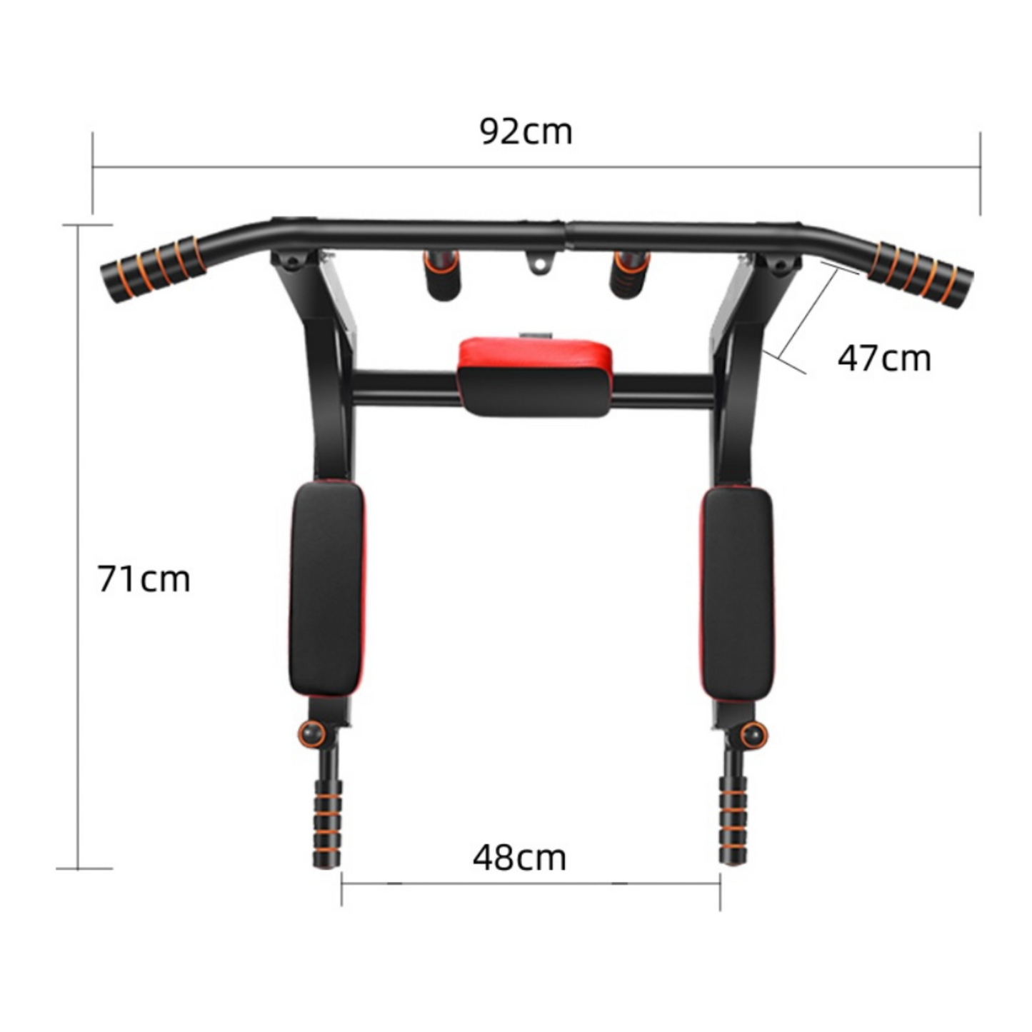 Two Way Dip, Ab and Pull Up Mount