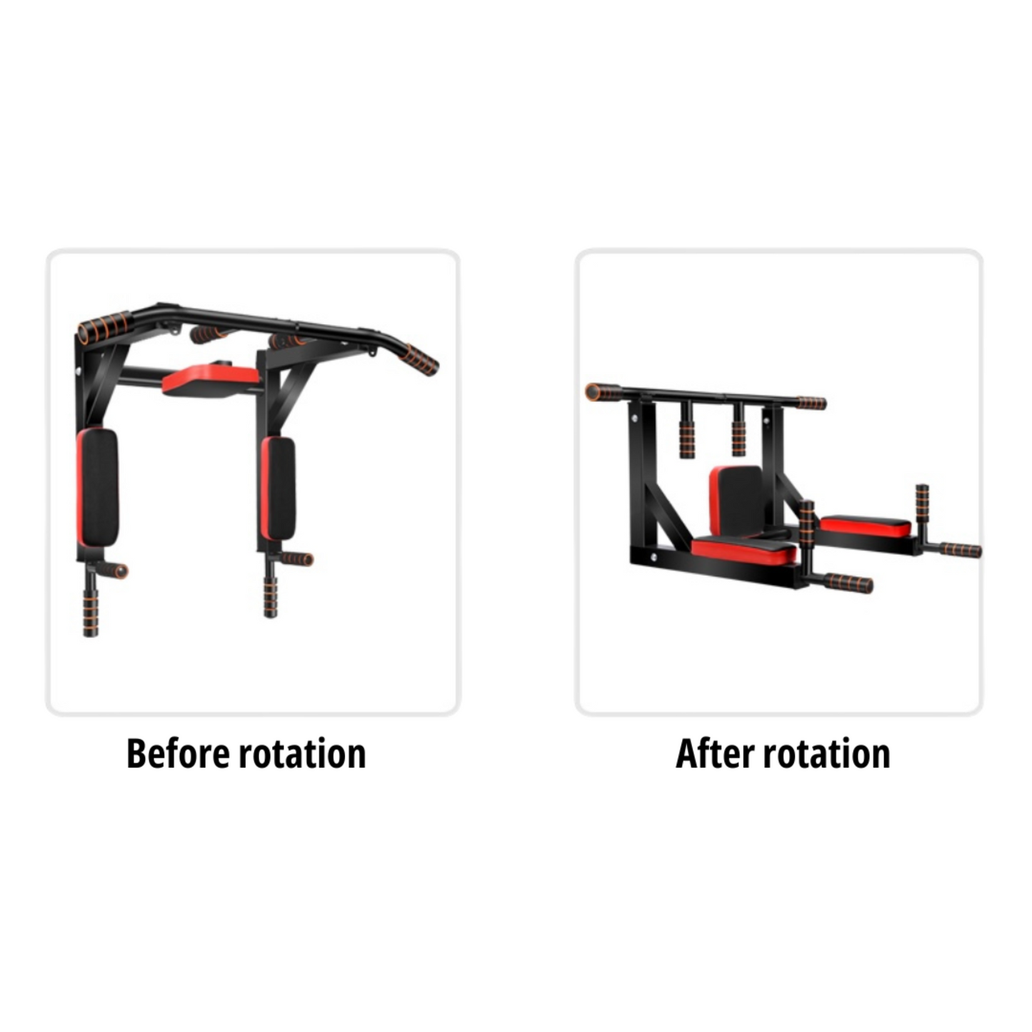 Two Way Dip, Ab and Pull Up Mount