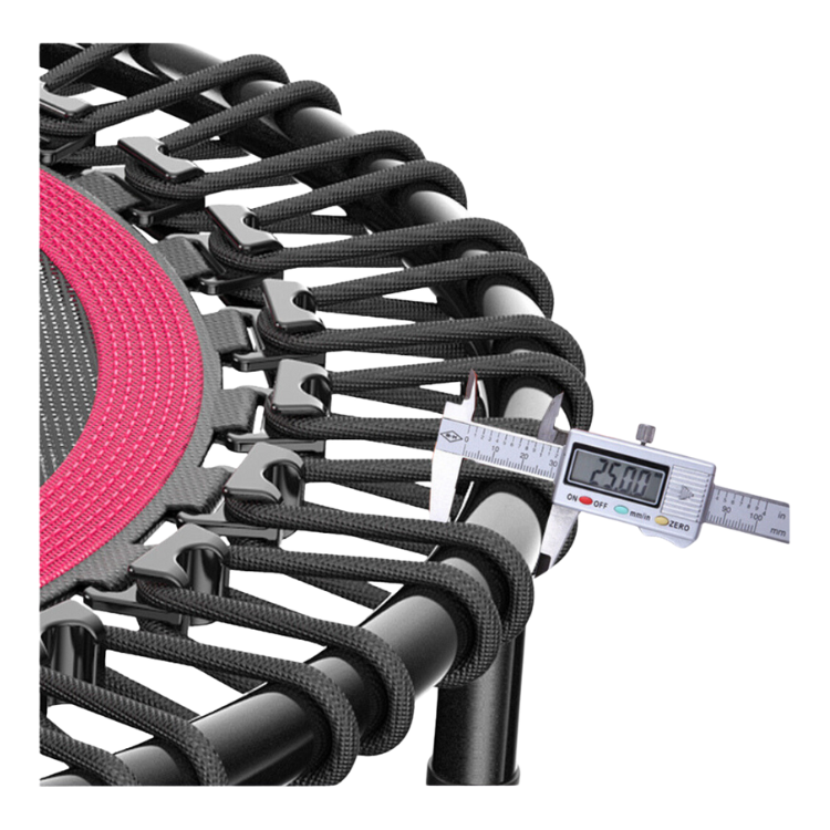 Rebounder Fitness Trampoline with Adjustable Handle Bar