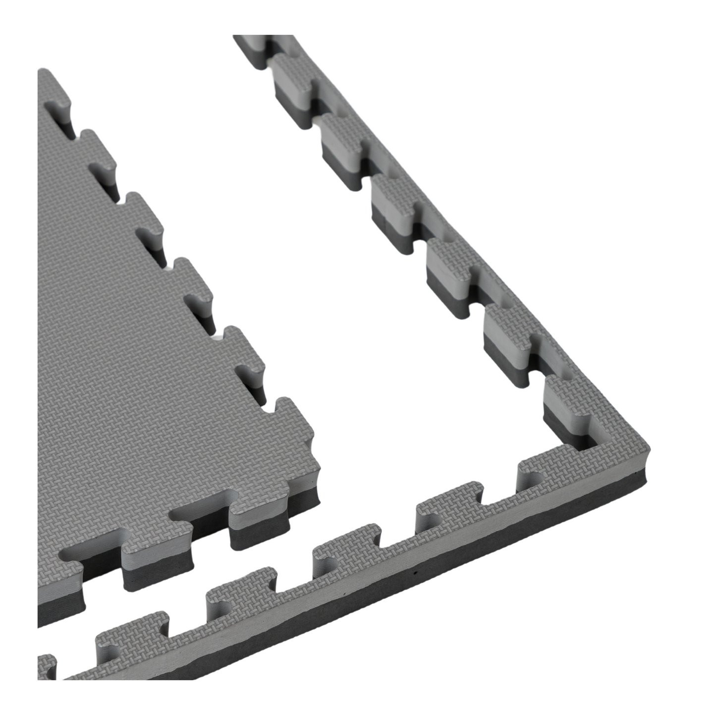 Tatami Interlocking Puzzle Mat - Grey/Black