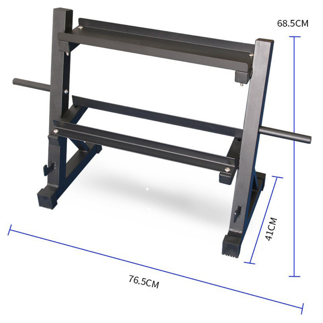 Multifunctional 2 Tier Gym Rack