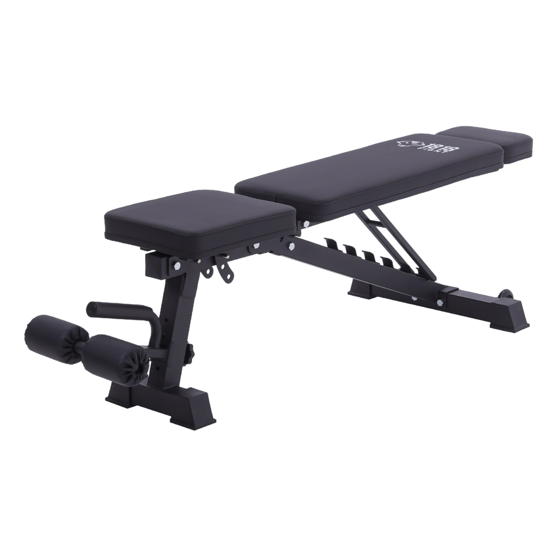 Heavy-Duty Adjustable Training Bench – Decline + Incline - 200 KG Load ...