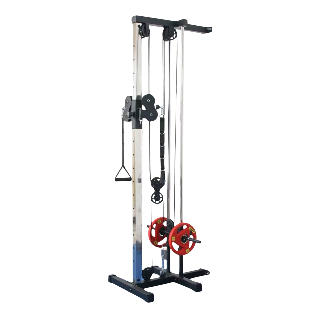 Simple Cable Column Wall-Mounted Cable Column - Olympic Plate Loadable - Full-Body Functio ...