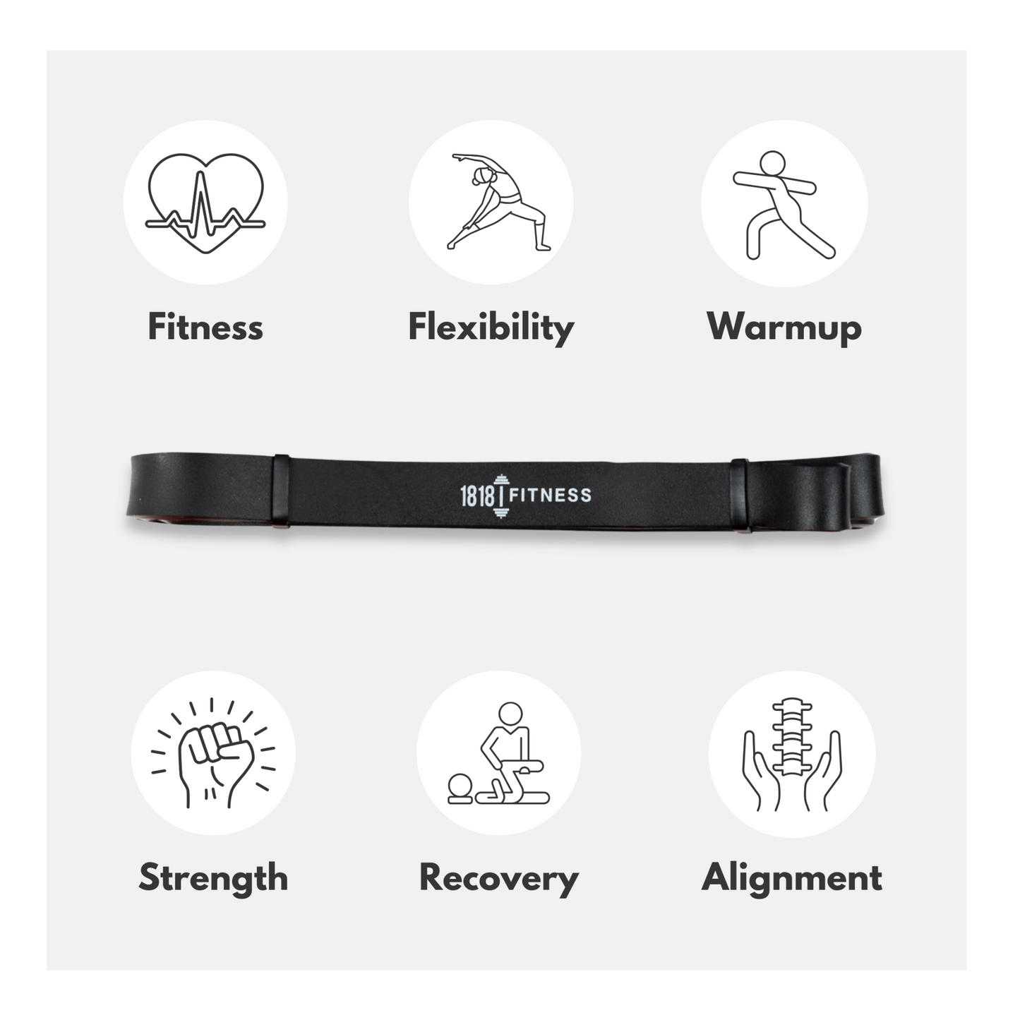 Premium Resistance Band - Pure Latex Moulded - Single