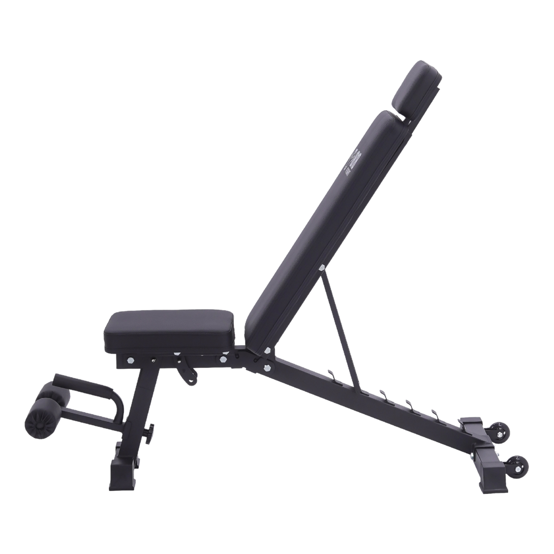 Heavy-Duty Adjustable Training Bench – Decline + Incline - 200 KG Load ...