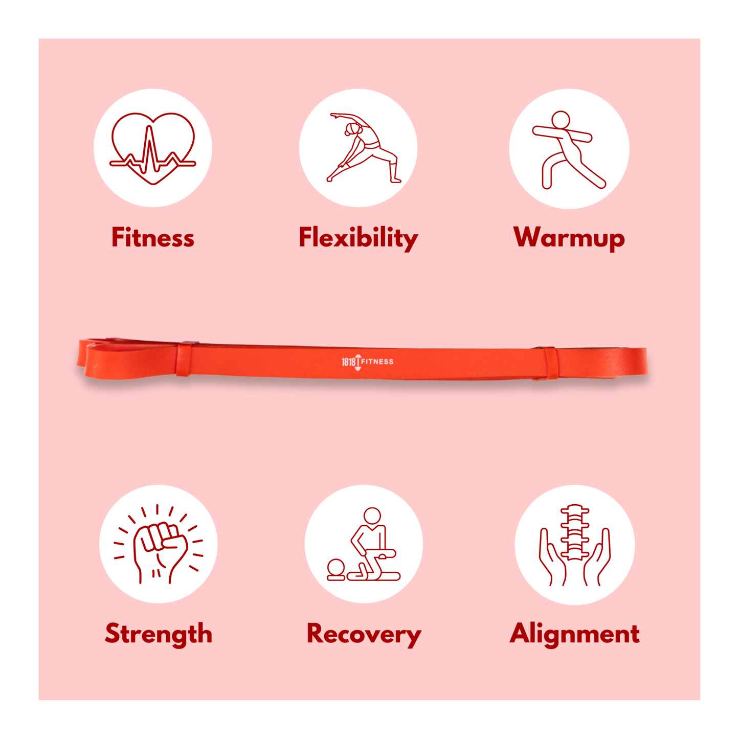 Premium Resistance Band - Pure Latex Moulded - Single