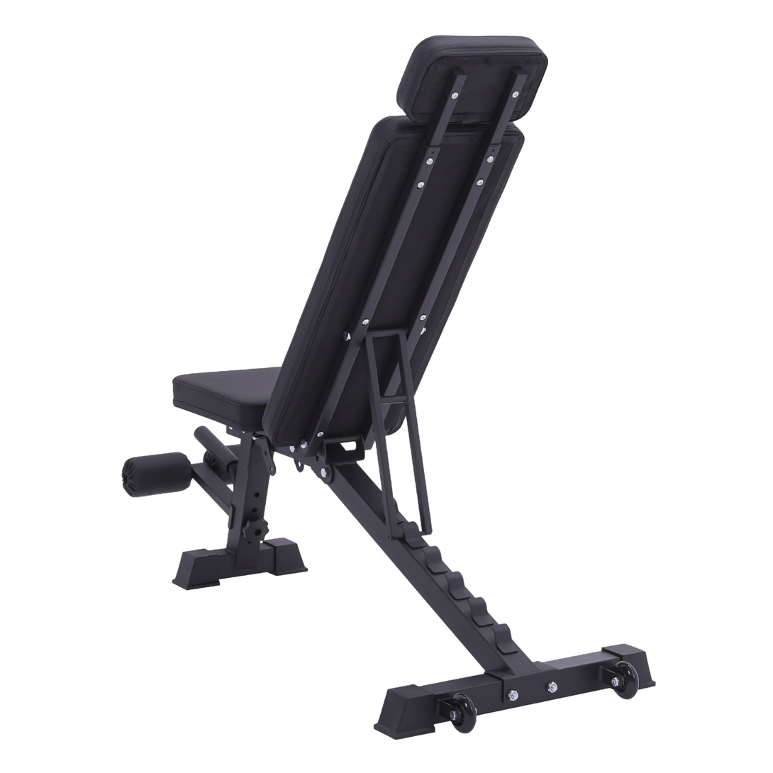 Heavy-Duty Adjustable Training Bench – Decline + Incline - 200 KG Load ...