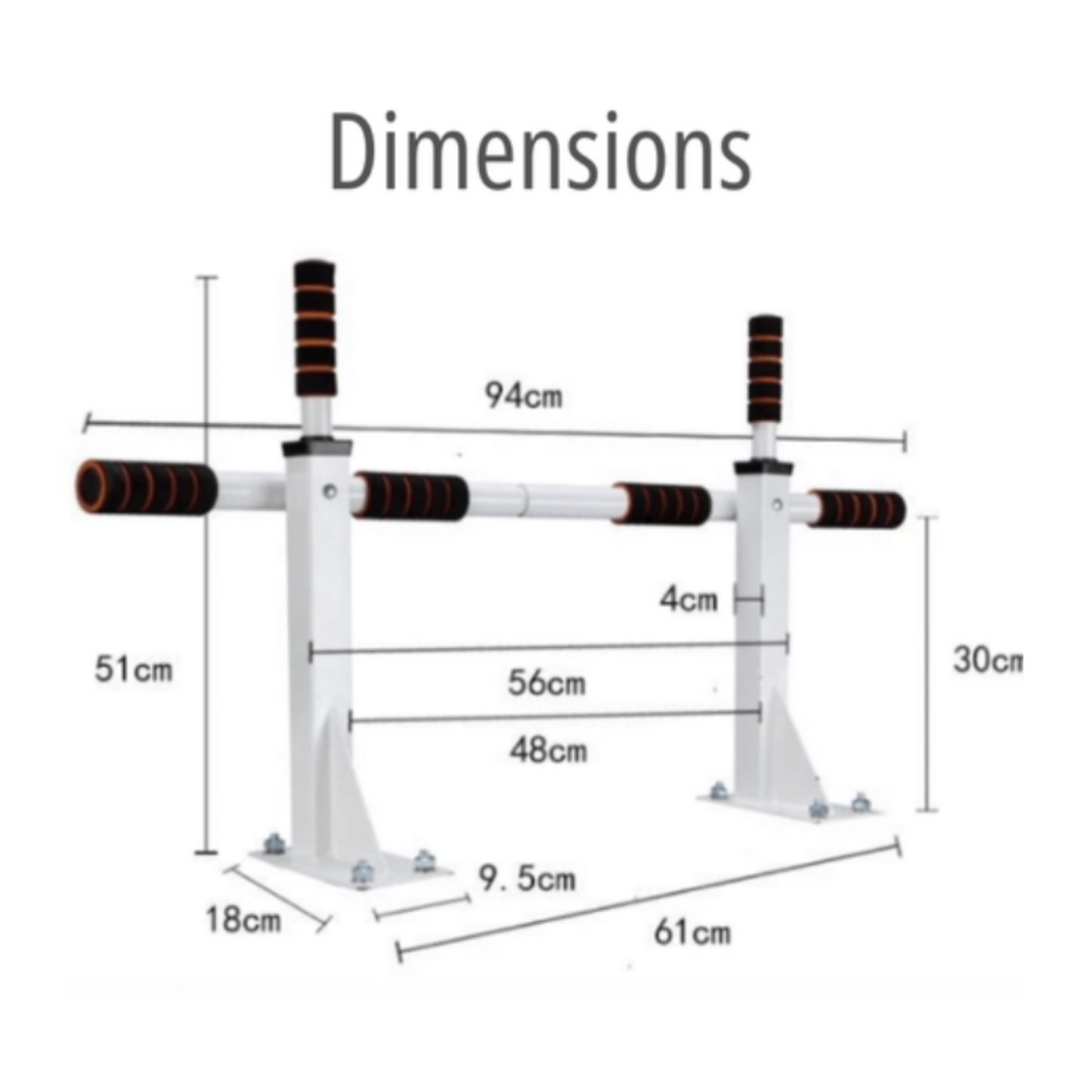 Reinforced Steel Standard Pull Up Bar